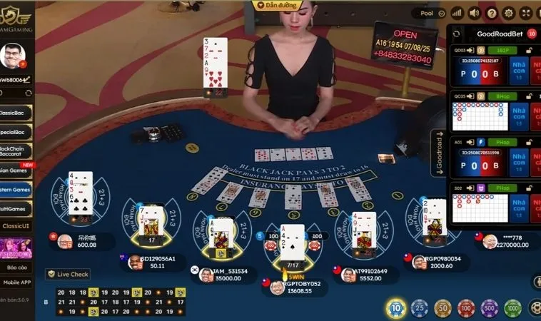 Trải nghiệm chơi Blackjack Tại J88 cùng dealer chia bài chuyên nghiệp
