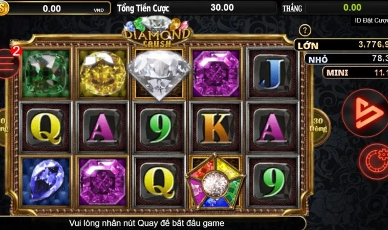 Giao diện chơi Nổ Hũ Kim Cương Tại J88