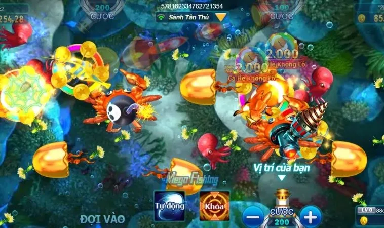 Các sinh vật trong game Vua Bắn Cá Tại J88